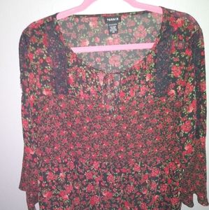 Torrid Boho blouse